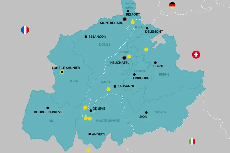 s-parks carte sites pilotes