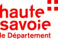 logo monochrome rouge Département Haute-Savoie